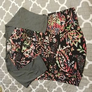 LulaRoe LS shirt size L